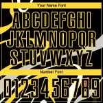 Jersey Formen Schwarz Gold Uniform Flüssigkeit Custom Fußball Sublimation Jersey Formen Schwarz Gold Uniform Flüssigkeit Custom Fußball Sublimation