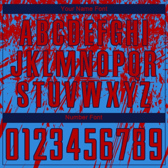 Blaues benutzerdefiniertes Sublimations-rot-marineblaues einheitliches Fußball-Puder-Trikot Blaues benutzerdefiniertes Sublimations-rot-marineblaues einheitliches Fußball-Puder-Trikot