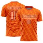 Bay Uniform Line Orange-Weiß Individuelles Sublimations-Fußballtrikot Orange Bay Uniform Line Orange-Weiß Individuelles Sublimations-Fußballtrikot Orange