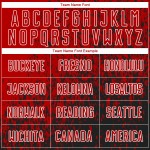 Uniform Art Jersey Abstrakt Schwarz-Weiß Fußball Sublimation Rot Fragment Custom