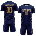 Gold Fußball Alte Sublimation Marine Custom Uniform Trikot Gold Fußball Alte Sublimation Marine Custom Uniform Trikot