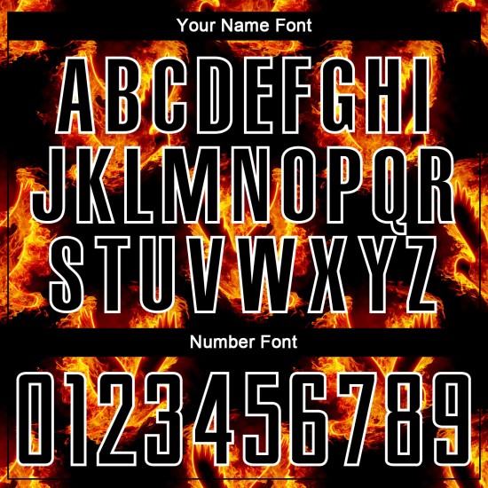 Schwarz Sublimation Custom Flame Bird Trikot Uniform Fußball Rot-Gold