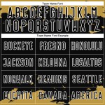 Gold-Weiß Sublimation Uniform Jersey Fußball Custom Abstrakte Fragment Kunst Schwarz Alt Gold-Weiß Sublimation Uniform Jersey Fußball Custom Abstrakte Fragment Kunst Schwarz Alt