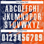 Jersey Custom Fußball Scratch Navy-Orange Graffiti Uniform Muster Sublimation Jersey Custom Fußball Scratch Navy-Orange Graffiti Uniform Muster Sublimation