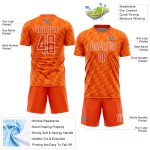Bay Uniform Line Orange-Weiß Individuelles Sublimations-Fußballtrikot Orange Bay Uniform Line Orange-Weiß Individuelles Sublimations-Fußballtrikot Orange