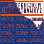 Orange-Weiße Linien Custom Curve Jersey Royal Sublimation Fußballuniform Orange-Weiße Linien Custom Curve Jersey Royal Sublimation Fußballuniform