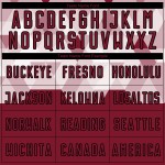 Schwarz Crimson Sublimation Benutzerdefinierte Geometrische Jersey Formen Uniform