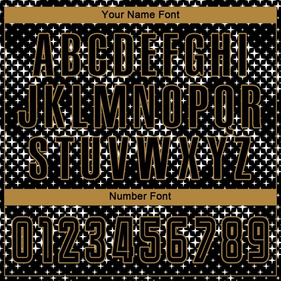 Schwarz-Old Sublimation Schwarz Fußball Gold Custom Uniform Jersey